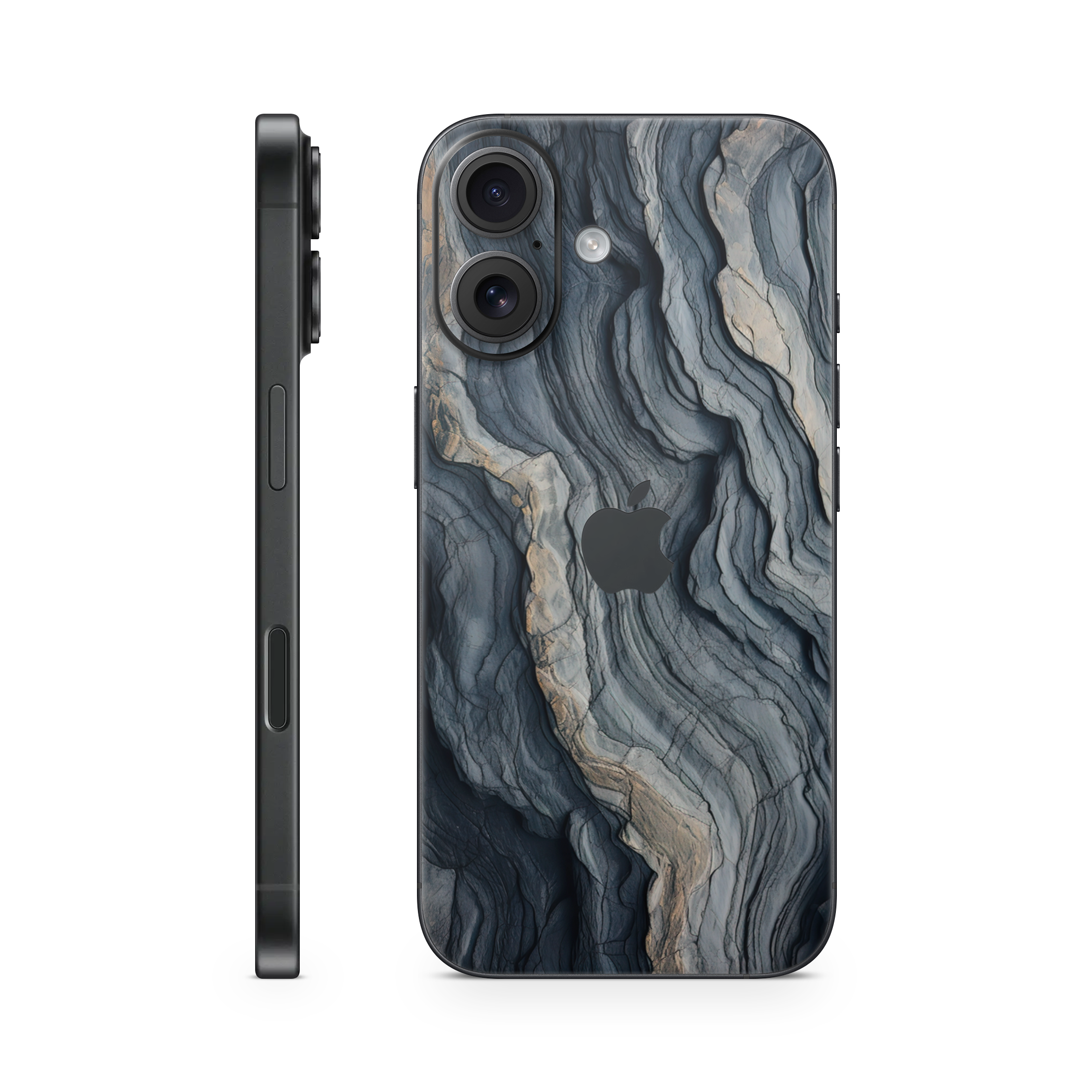 iPhone 16 Skin Black Rock