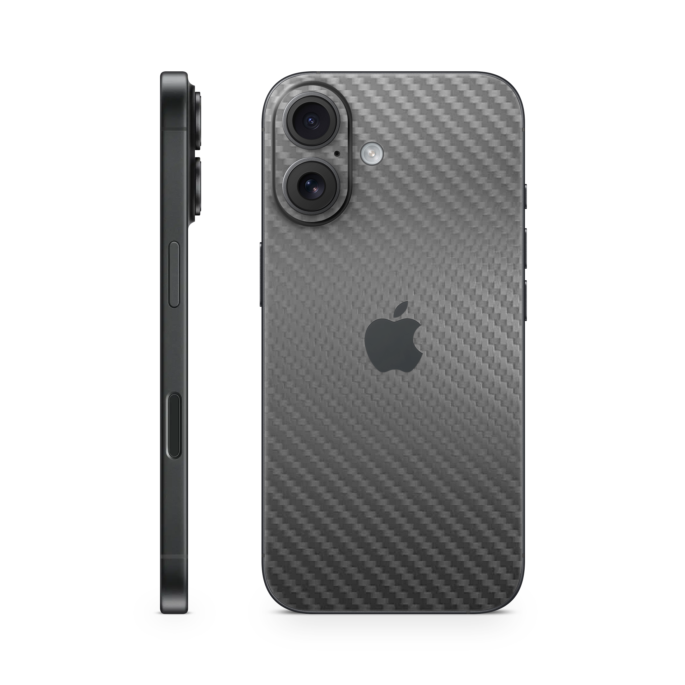 iPhone 16 Skin Carbon Anthrazit