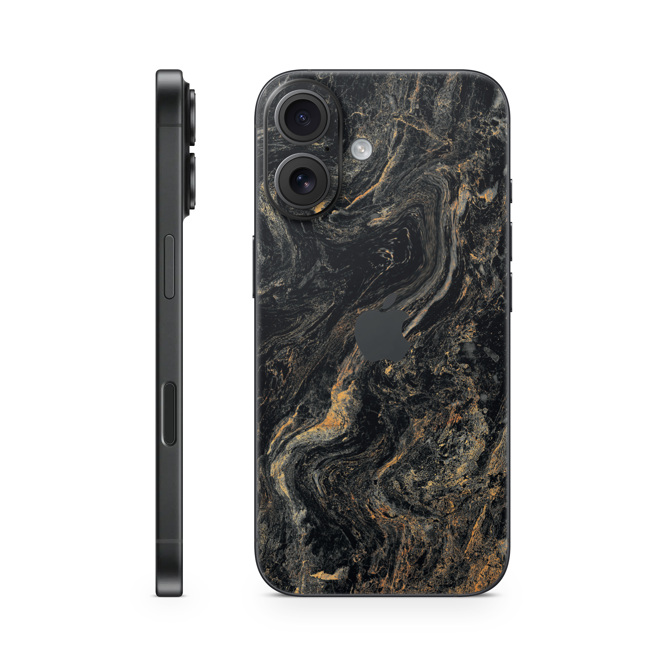 iPhone 16 Skin oro nero