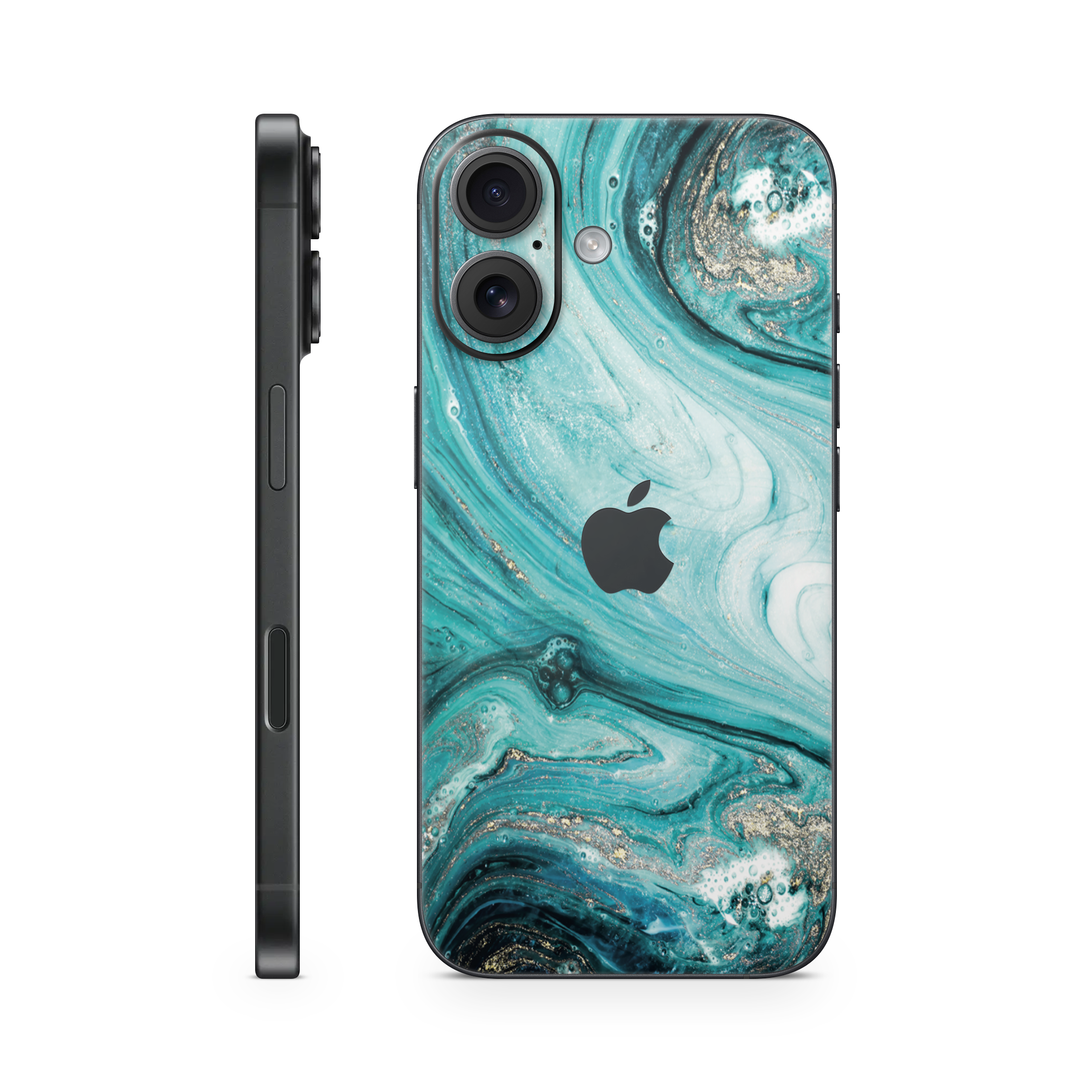 iPhone 16 Skin Liquid Blue