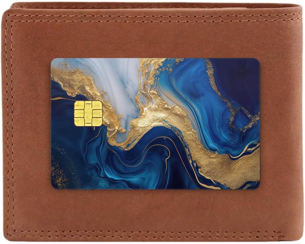 Cartes de crédit EC Skin Blue Gold