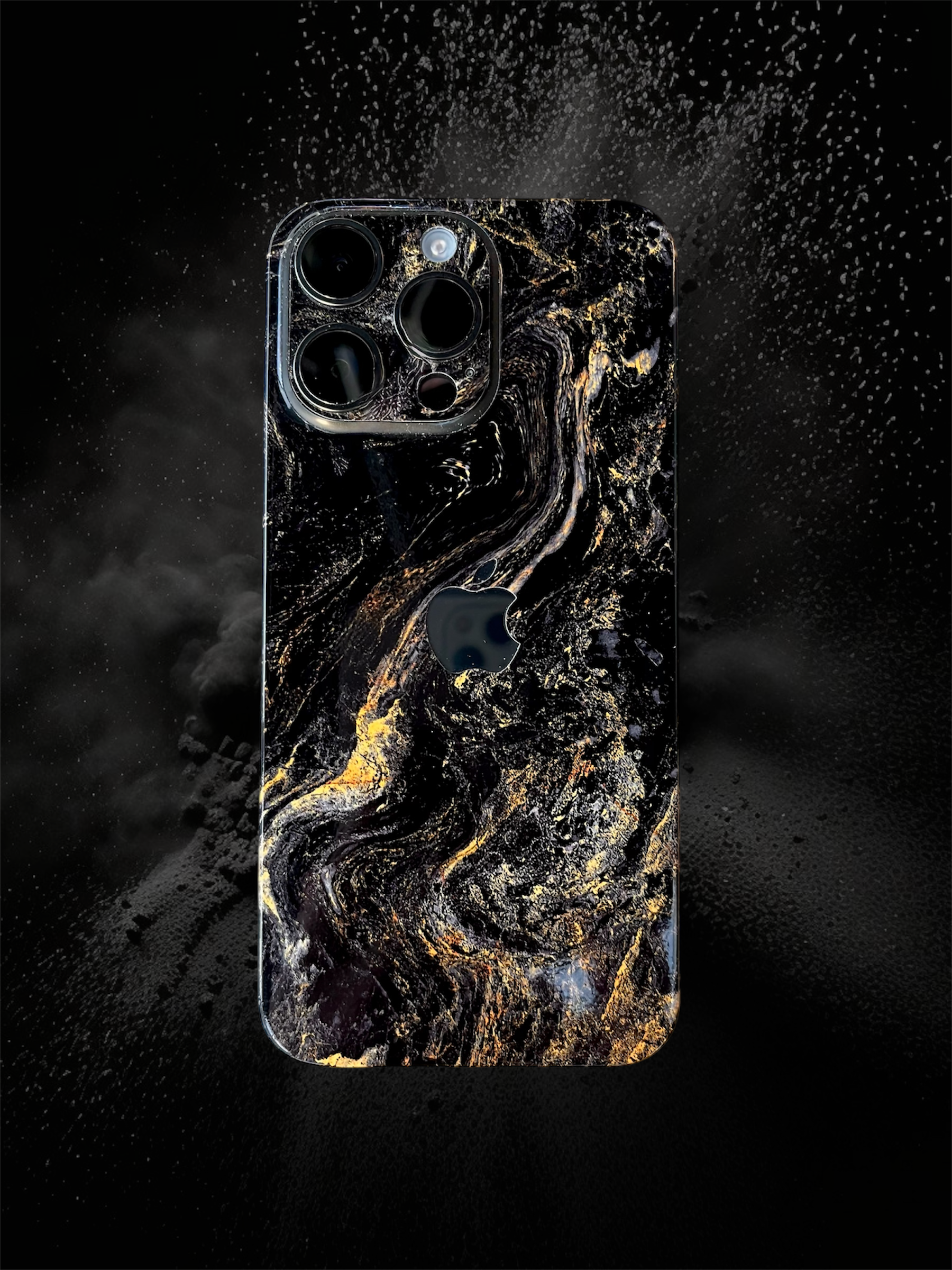 iPhone 12 Pro Skin Gold Black