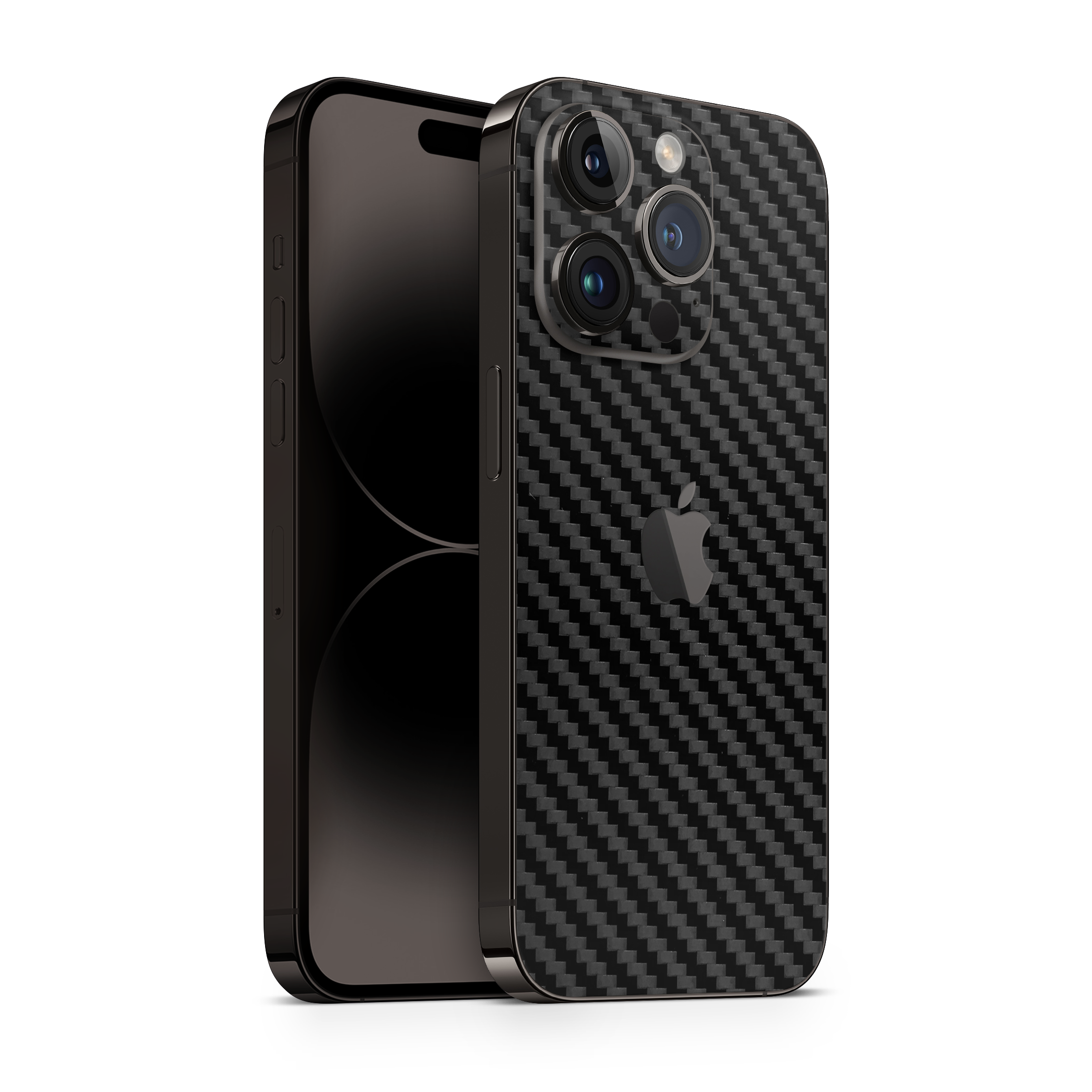 iPhone 16 par peau en noir de carbone