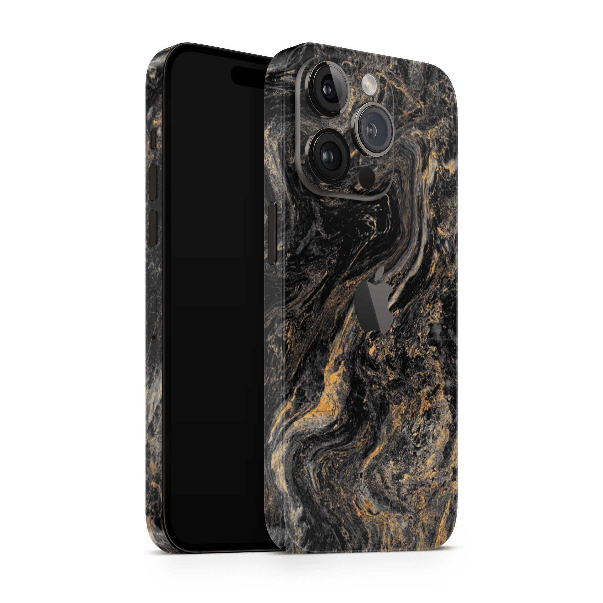 iPhone 14 Pro Max Skin Gold Black