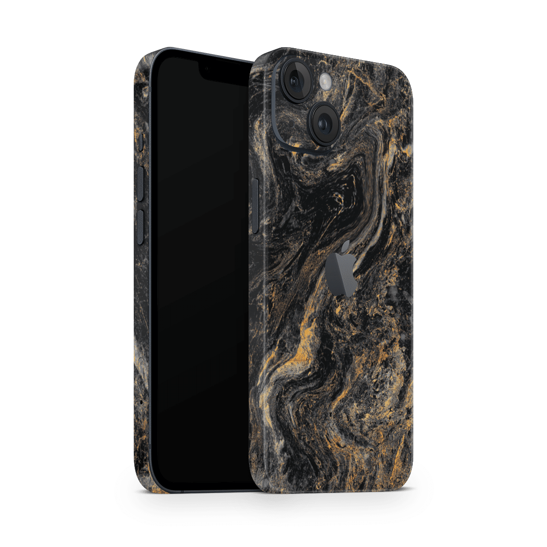 iPhone 14 Skin Gold Black