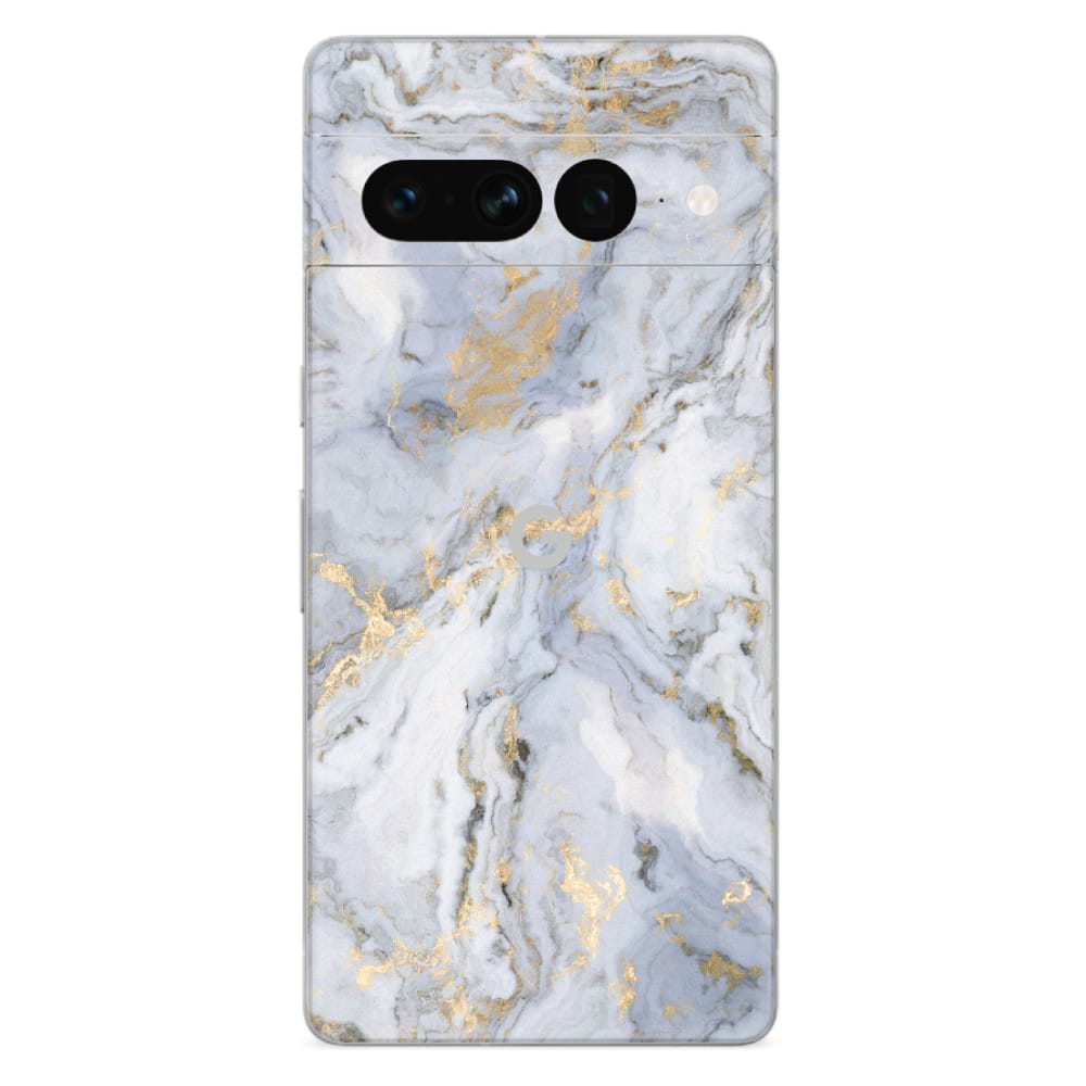 Google Pixel 7a Skin Gold Marble