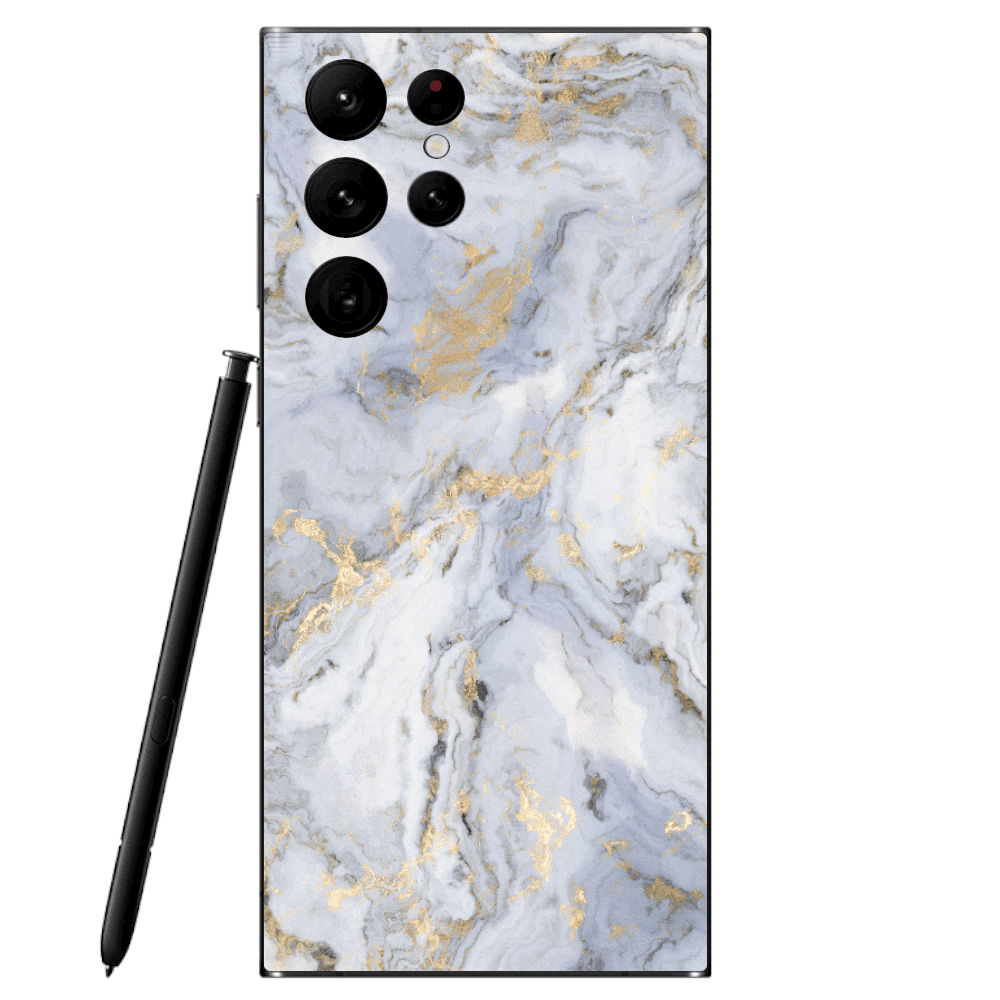 Galaxy S22 Plus Skin Gold Marble