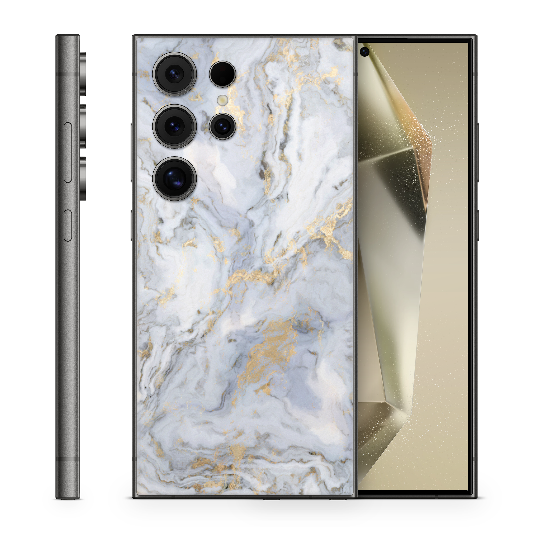 Galaxy S25 Ultra Skin Gold Marble