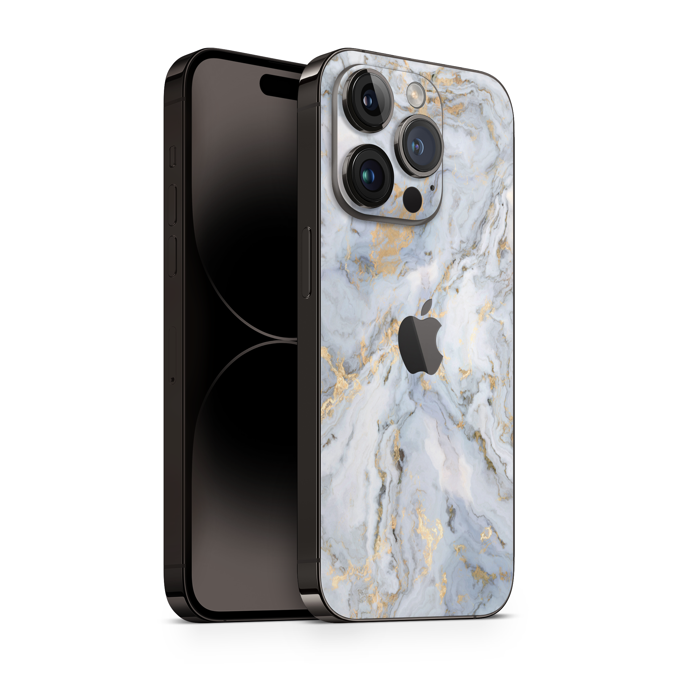 iPhone 16 Pro Max Skin Gold Marble