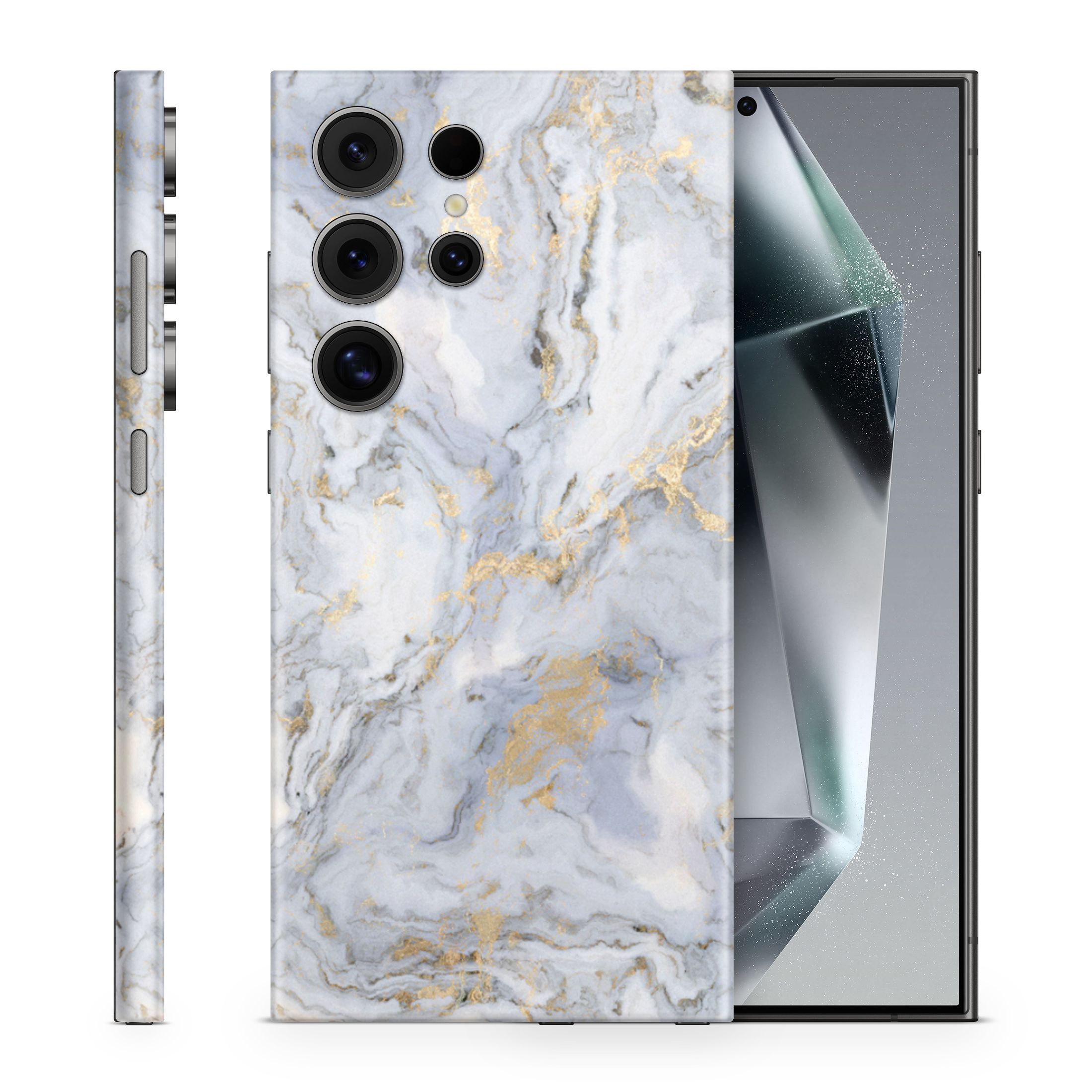 Galaxy S25 Ultra Skin Gold Marble