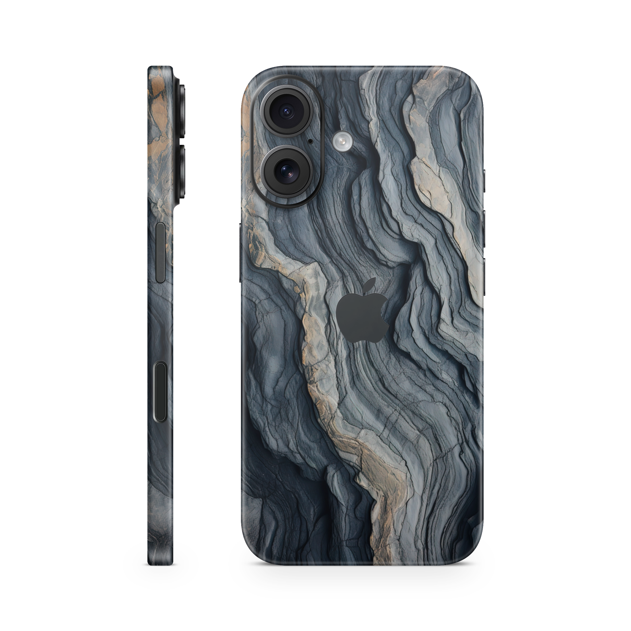 iPhone 16 Plus Skin Black Rock