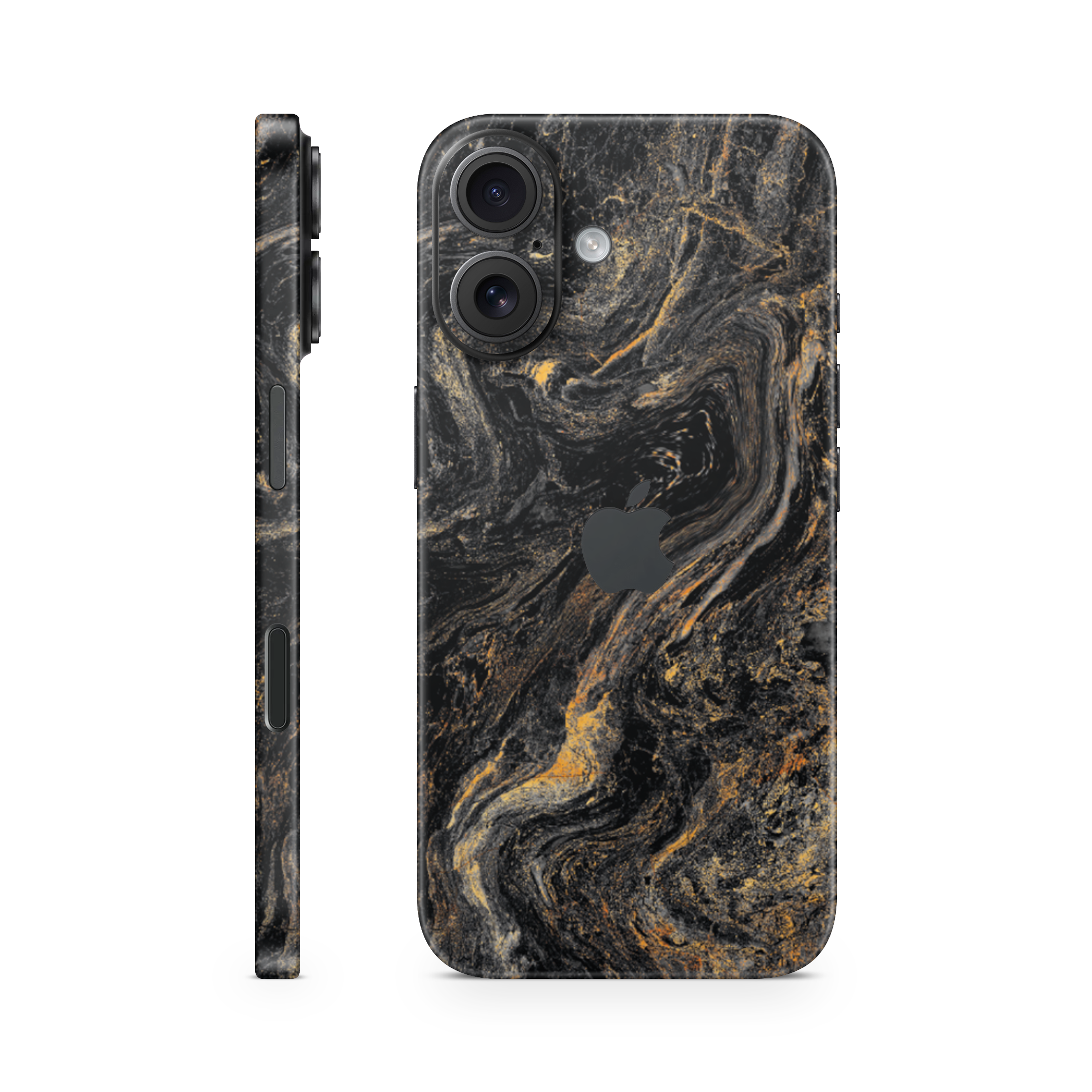 iPhone 16 Plus Skin Gold Black