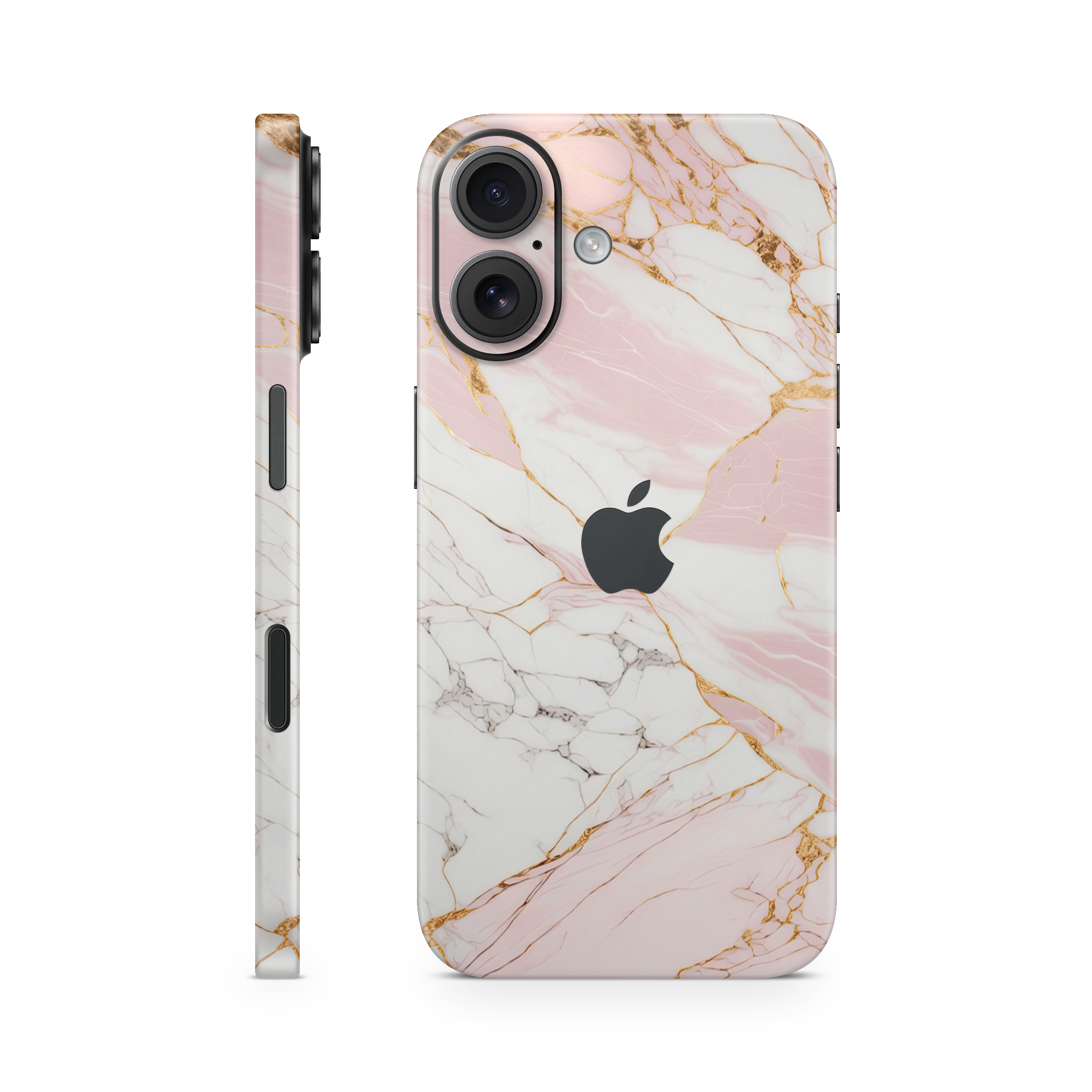 iPhone 16 Plus Skin Pink Marble