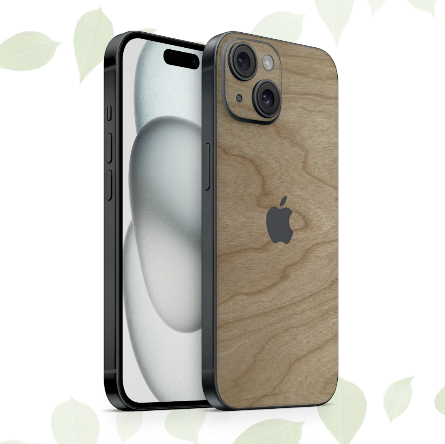 iPhone 13 Skin Holz Kirsche