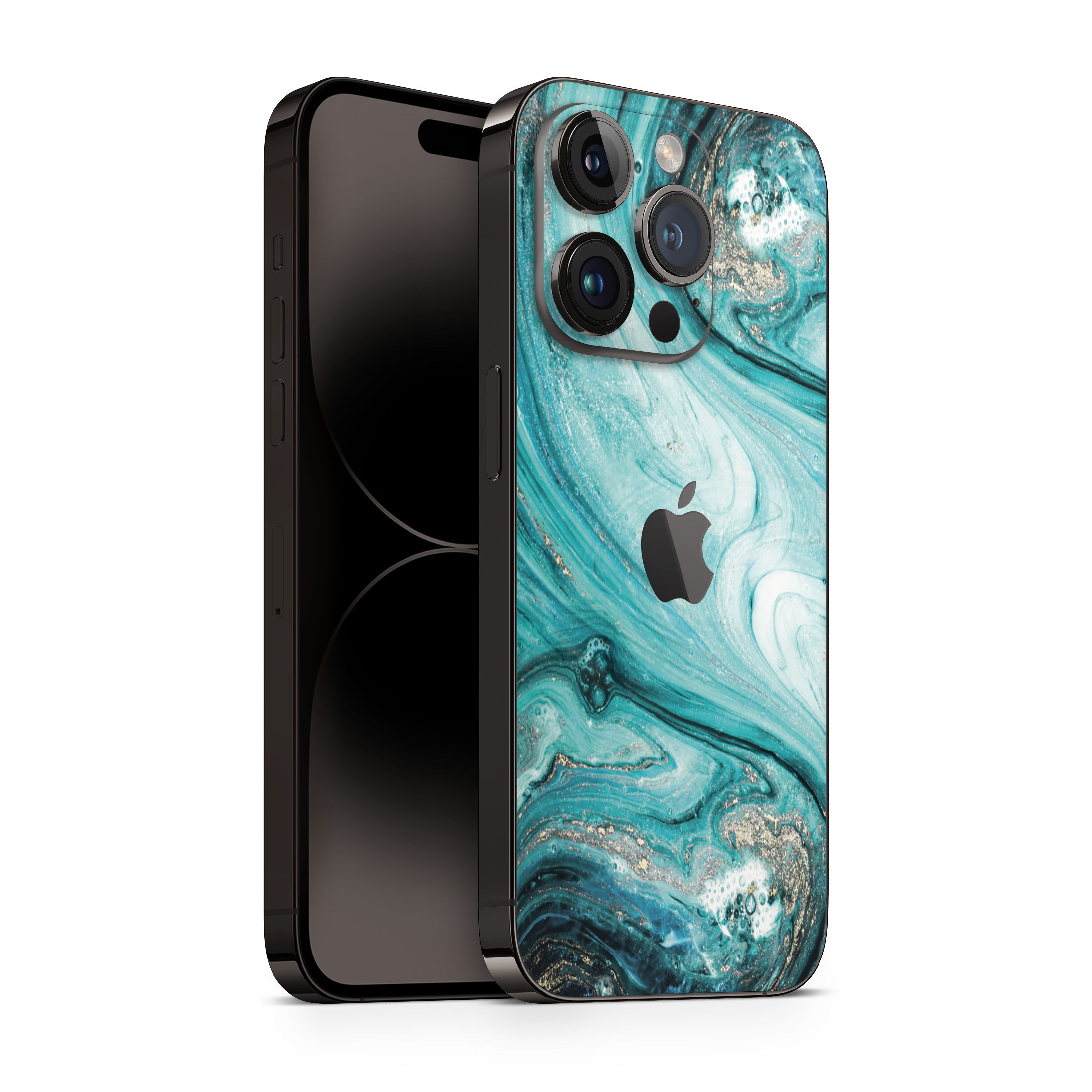 iPhone 16 Pro Max Skin Liquid Blue