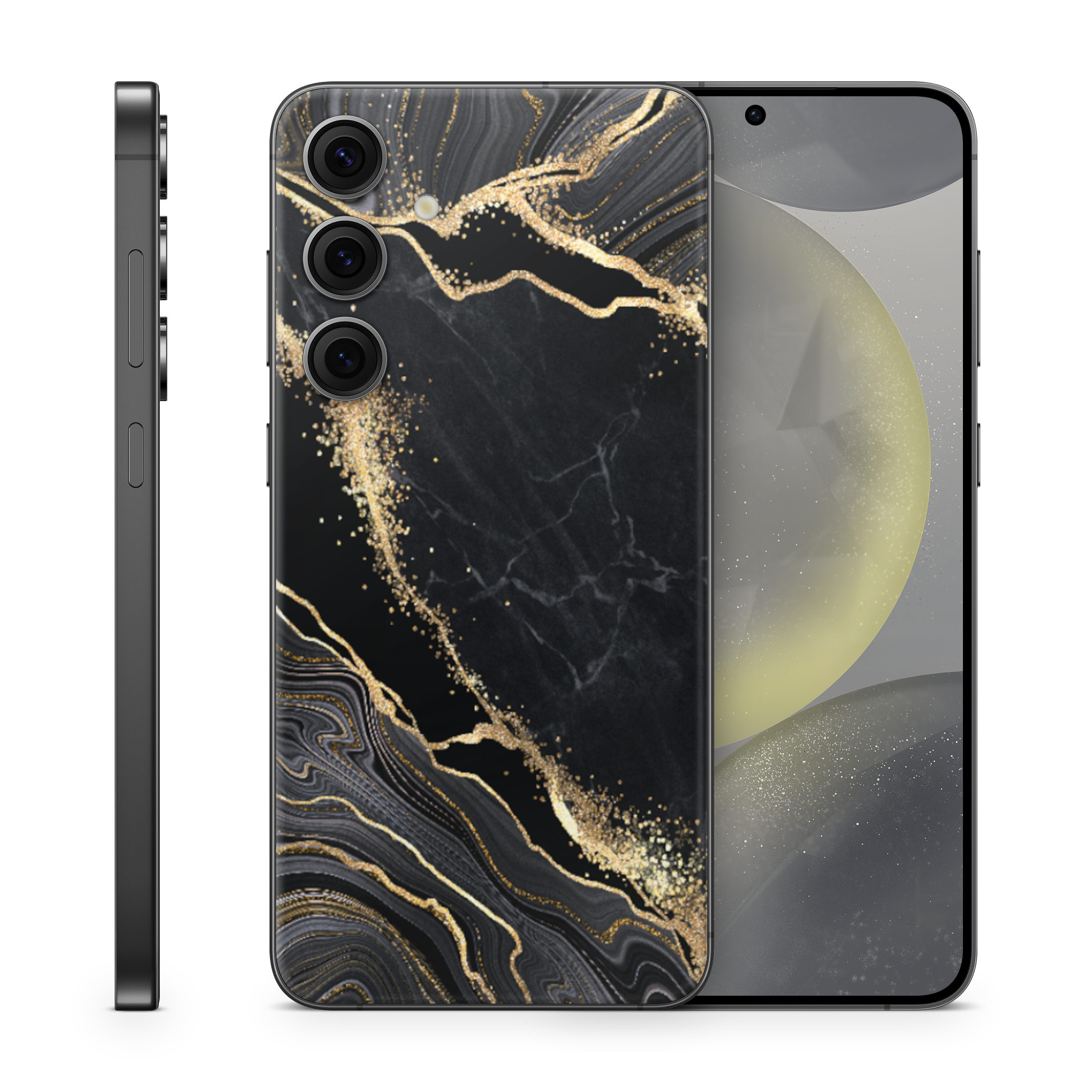 Galaxy S25 Skin Luxury Black