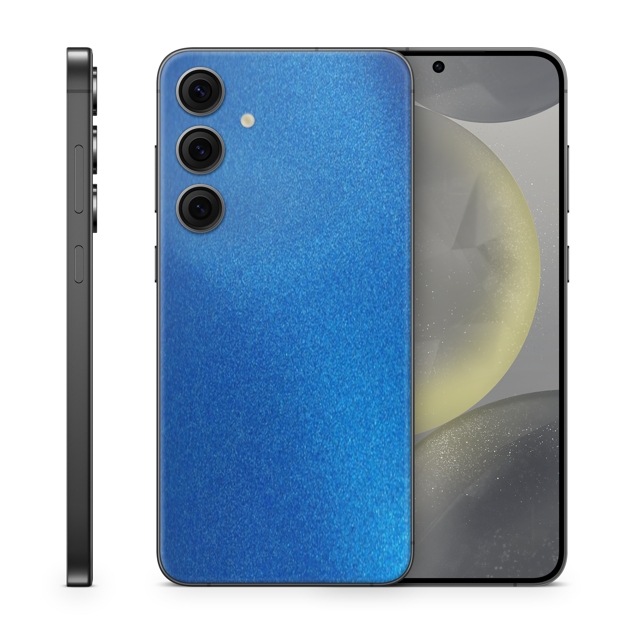 Galaxy S25 Skin Matt Blue Metallic