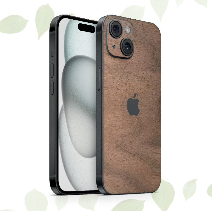 iPhone 14 Skin Holz Nuss