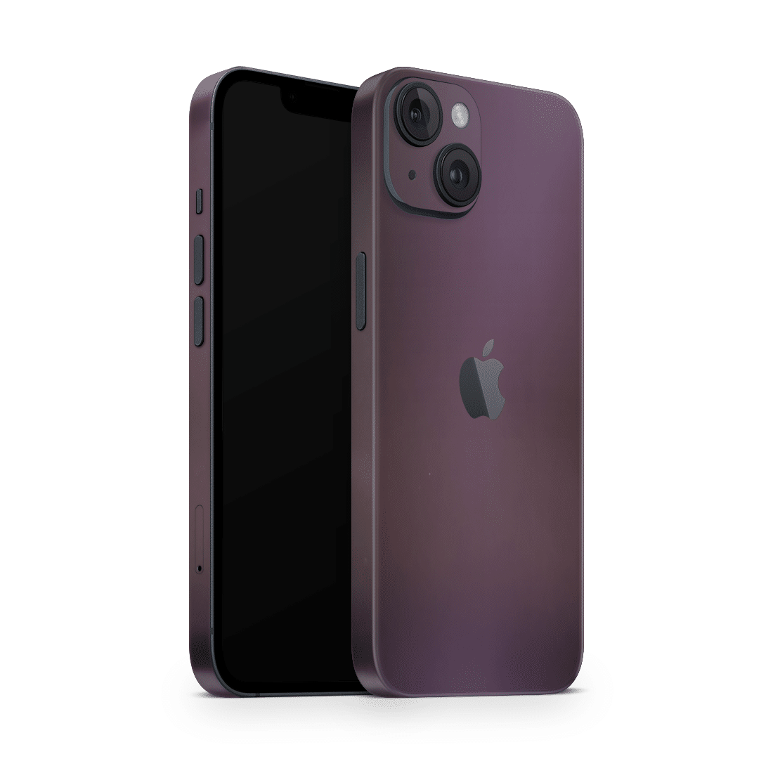 iPhone 14 Skin Matte Purple Black