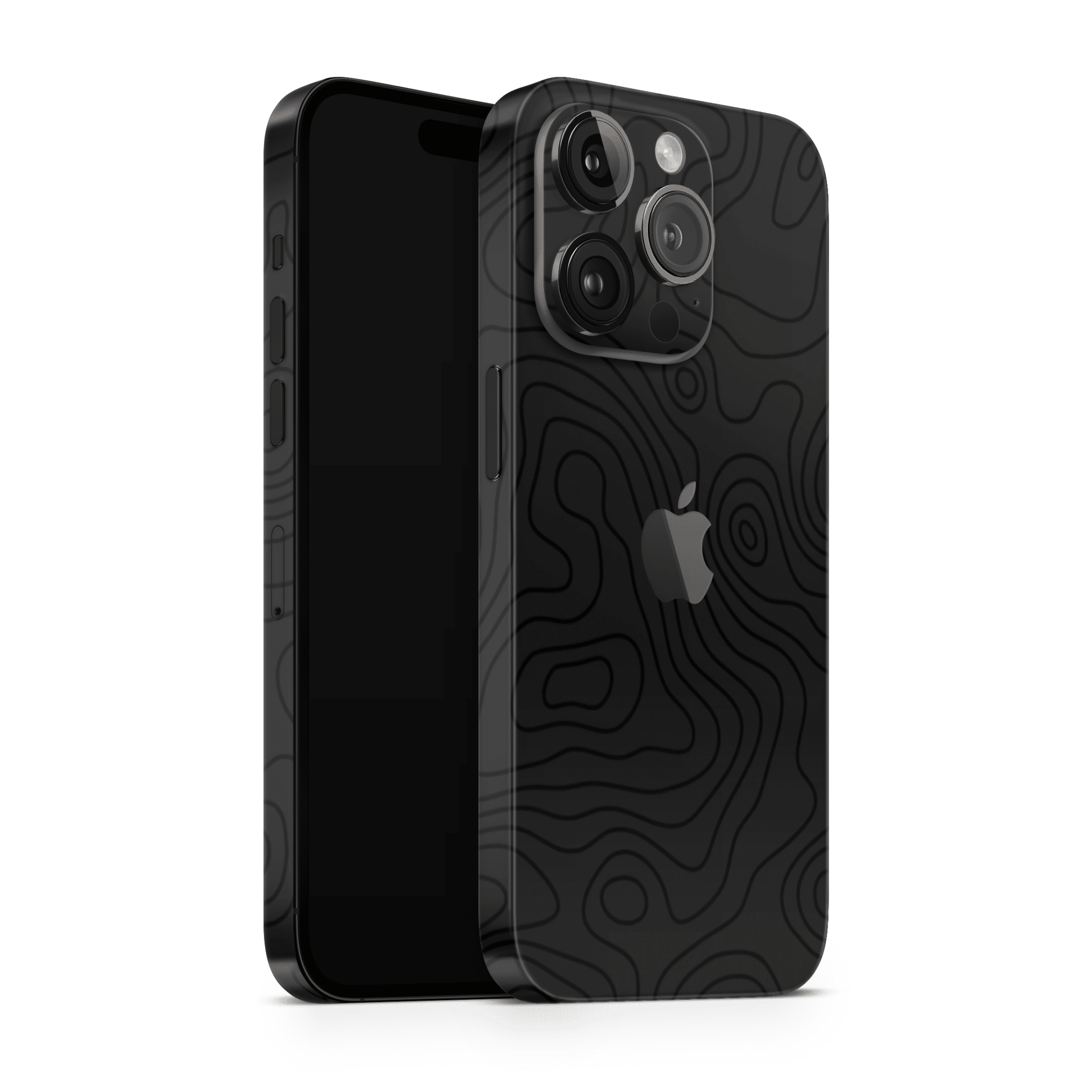 iPhone 14 Pro Max Skin Topo Black